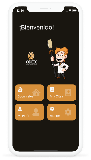 captura de pantalla de la aplicación ODEX Py